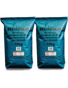 Restaurant grade lumpwood charcoal 12kg bag